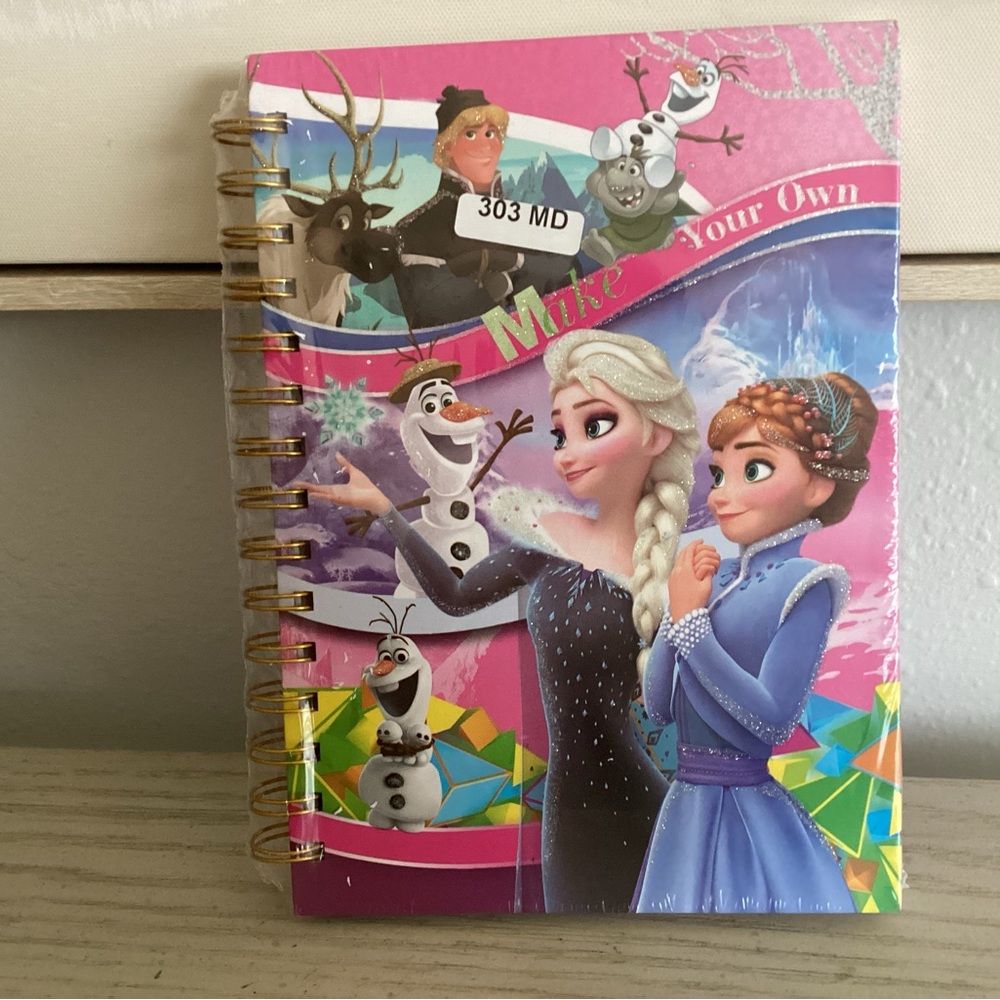 Frozen Themed Spiral Notebook